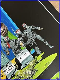 Teenage Mutant Ninja Turtles The Movie By Paul Mann Art Poster Screen Print