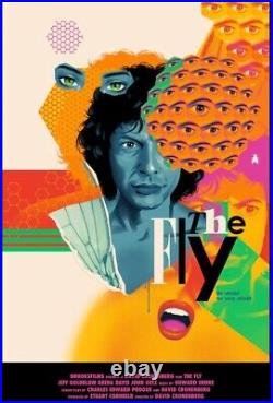 The Fly Jeff Goldblum Movie Film Retro Color Poster Screen Print Art 24x36 Mondo