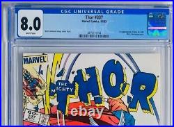 Thor #337 CGC 8.0 Newsstand! -1st Appearance of Beta Ray Bill, Need I Say More
