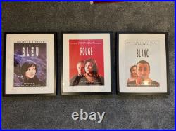 Three Colours Trilogy Framed Print Kieslowski Binoche Film Poster DVD Blu Cinema
