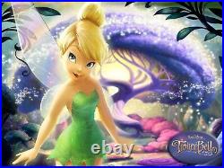 Tinkerbell Disney Fairy Wings Children Bedroom Tv Movie Canvas Picture Art Print