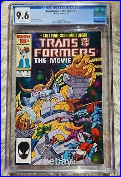 Transformers The Movie #3 CGC 9.6 WP Finale of Limited Series Marvel 1987
