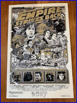 Tyler Stout Empire Strikes Back RARE Variant Poster Mondo & Alamo Drafthouse