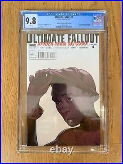 ULTIMATE FALLOUT 4 2nd Print 1st App Miles Morales Pichelli Variant CGC 9.8
