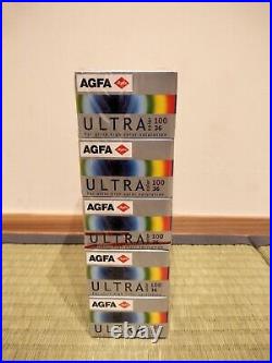 UNOPENED? 10x AGFA ULTRA COLOR 100 35mm FILM 36 EXPIRED 12/2007 NEW OLD STOCK
