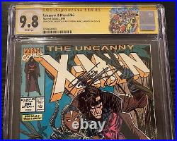 Uncanny X-Men #266 SS 2X CGC 9.8 Signed Rubinstein & Claremont 1st Full Gambit