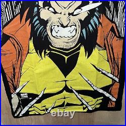 VINTAGE 1997 MARVEL WOLVERINE MEGA PRINT ALL OVER PRINT TEE SHIRT LARGE 90s NEW