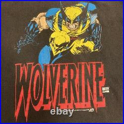 VTG Nicely Faded 90s 1997 Marvel Comics T Shirt Comic Images Wolverine Size L