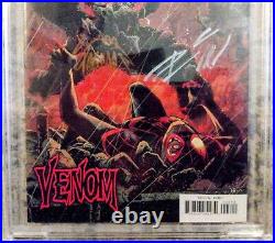 Venom 3 Second Print Graded by CBCS 9.6 2x Autograph Gold Label SS 1st Knull