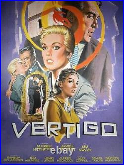 Vertigo Movie Art Poster By Paul Mann 32 Color Screen Print XX/200 Hitchcock