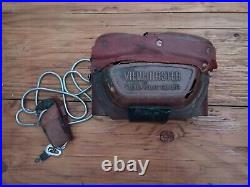 Viewmaster Mark II (2) Stereo Color Film Camera With Case Untested