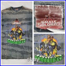 Vintage 1998 Small Soldiers Movie Promo Shirt Youth XL Mens S DreamWorks Archer