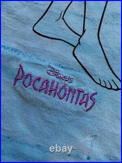 Vintage 90s Disney Pocahontas Movie All Over Print Single Stitch T-shirt L/XL