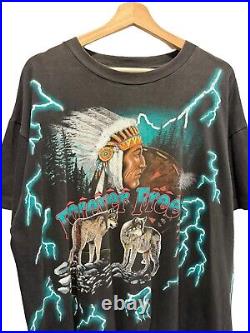 Vintage American Thunder Sunrise Sportswear Forever Free Lightening T-Shirt