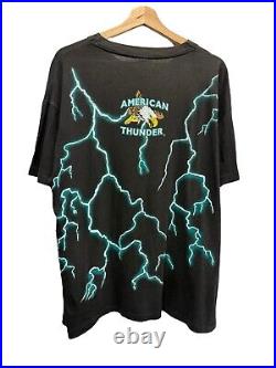 Vintage American Thunder Sunrise Sportswear Forever Free Lightening T-Shirt