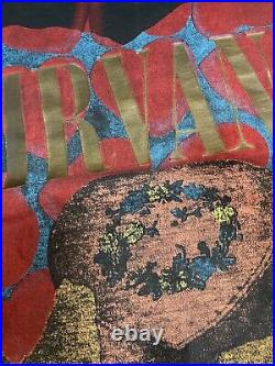 Vintage Giant By Tultex Nirvana Heart Shaped Box T Shirt Mens XL All Over Print