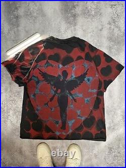 Vintage Giant By Tultex Nirvana Heart Shaped Box T Shirt Mens XL All Over Print