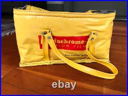 Vintage KODAK Kodachrome-X Color Print Film Vinyl Camera Bag Cooler Shoulder Bag