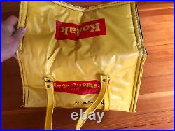 Vintage KODAK Kodachrome-X Color Print Film Vinyl Camera Bag Cooler Shoulder Bag