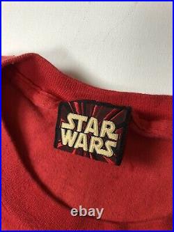 Vintage Star Wars Ep 1 Darth Maul All Over Print Sith (XL) Movie Promo T-Shirt