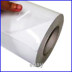 Vinyl Film Roll Clear Transparent Sticky Back Self Adhesive Glossy 1.52m 50m