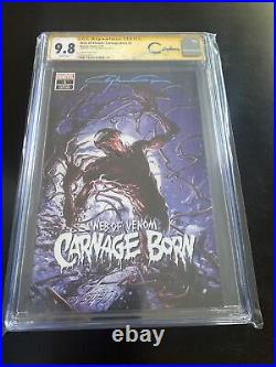 Web Of Venom Carnage Born #1 Cgc 9.8 Ss Clayton Crain Trade Dress Edition