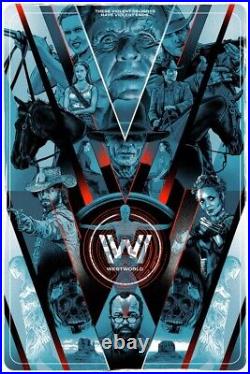 Westworld by Christopher Cox xx/60 Screen Print Movie Art Poster 24 x 36