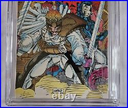 X-Force #1 CGC 9.8, 2nd Printing Gold Variant, Marvel Comics, WHITE Pages 1991